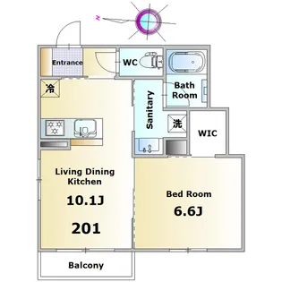 ソナーレ21【2階】の間取り