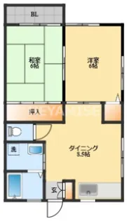 マルベリハイツ【2階】の間取り