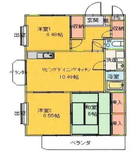 アルコバレーノI【3階】の間取り