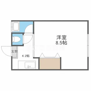 マンションイレブン【5階】の間取り