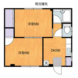 斉藤マンション【1階】の間取り