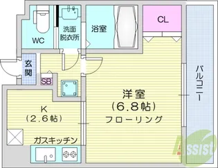 HF仙台レジデンスEAST【12階】の間取り