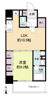 大阪府大阪市中央区北久宝寺町1【マンション】の間取り