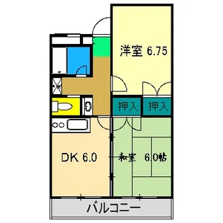 ルミネ中沢【3階】の間取り