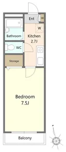 シャンフォート【2階】の間取り