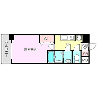 1Kの間取り画像