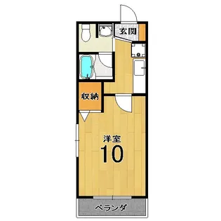 メゾン・エクセル(イースト)【2階】の間取り