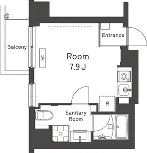レキシントンスクエア曙橋【9階】の間取り