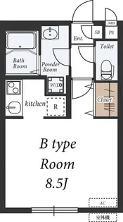 東京都八王子市松木【マンション】の間取り