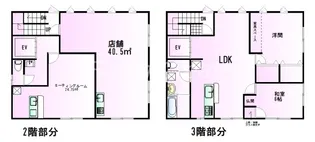 徳島県吉野川市鴨島町上下島【アパート】の間取り