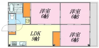 広島県広島市佐伯区利松1【マンション】の間取り