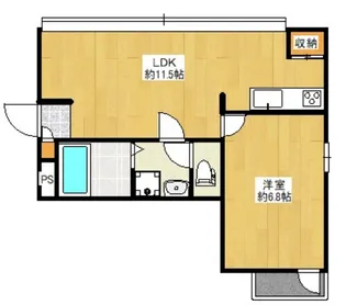 東京都豊島区長崎3【マンション】の間取り