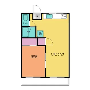 黒田ハイツ【1階】の間取り