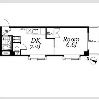 ブランドール池上【3階】の間取り