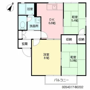 プレステージ II【2階】の間取り