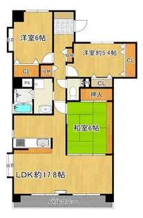 フラージュ・ヴェール【2階】の間取り