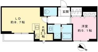 Blan cube 戸越公園(Nearly ZEH)【1階】の間取り