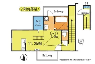 Loftia伍番館【2階】の間取り
