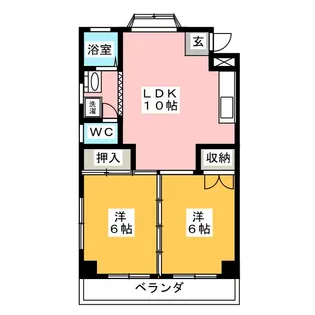 マンションオザキ【3階】の間取り