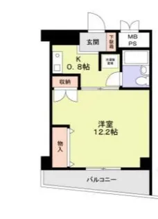 第2住吉ビルA棟【5階】の間取り