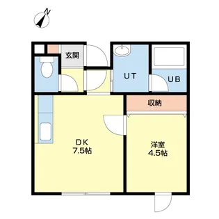マンション・エムツー【2階】の間取り