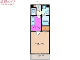 サンイルマーレ【3階】の間取り