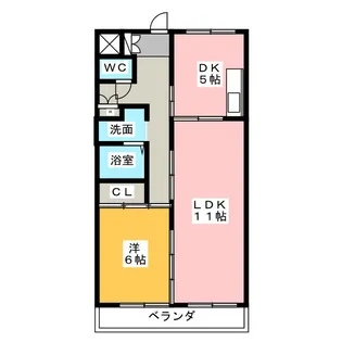 ヨシタカハイツ【3階】の間取り