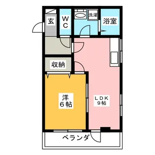 サンセット90【4階】の間取り