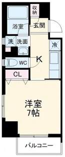 グランデュオ二子多摩川【3階】の間取り