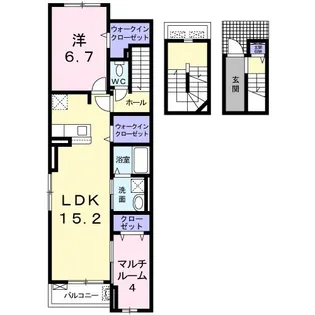 エクセル ジエイド【3階】の間取り