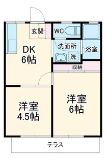 グランメゾンOC【2階】の間取り