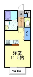 S-designコート 1【2階】の間取り