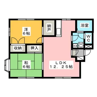 カーサ・ボニータ【1階】の間取り