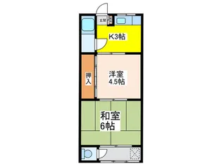 岩本マンション【1階】の間取り