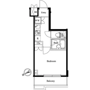 ルーブル東武練馬【2階】の間取り