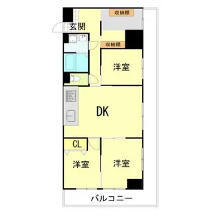 エンゼルハイム綱島第2【2階】の間取り