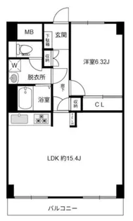 パストラル新百合II【4階】の間取り