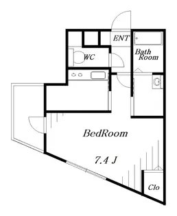 千葉県千葉市花見川区検見川町3【アパート】の間取り