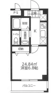【アルジェンリシェ登戸】【2階】の間取り