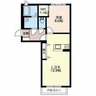 ルガル デ アンナ【2階】の間取り