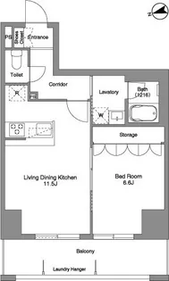 東京都新宿区西新宿8【マンション】の間取り