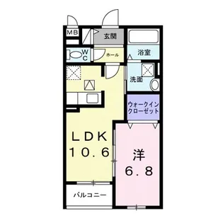 滋賀県大津市稲津1【アパート】の間取り