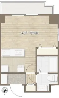 第3荒野ビル【8階】の間取り