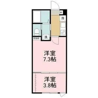 ジャスティス【1階】の間取り