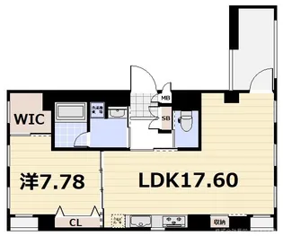 プランドール神宮丸太町【3階】の間取り