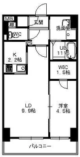 プレアデス津田沼【2階】の間取り