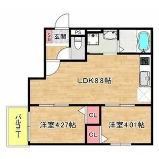 RAD大正【1階】の間取り
