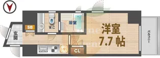 東京都中野区東中野4【マンション】の間取り