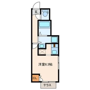 東京都足立区足立1【アパート】の間取り