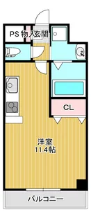 ラ・ルミエール【1階】の間取り